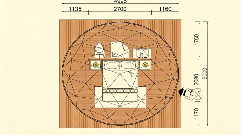 5m dome tent