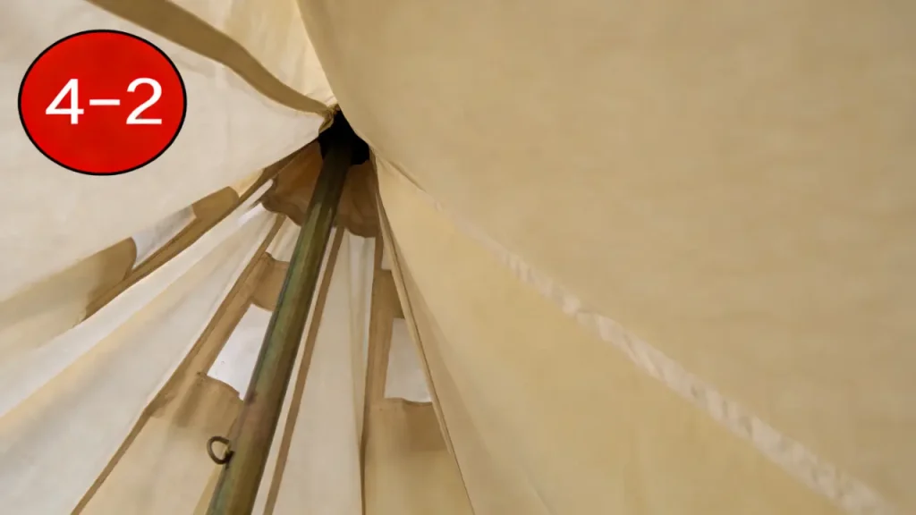 bell tent set up