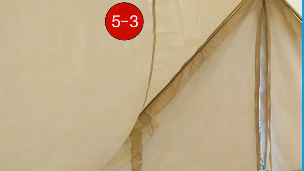 bell tent set up