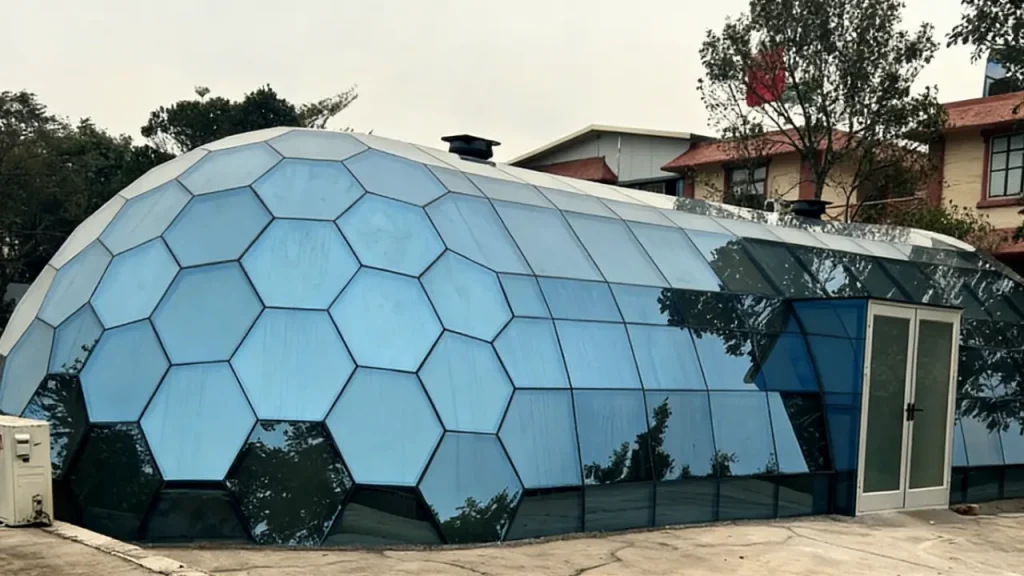 blue glass dome manufacturer