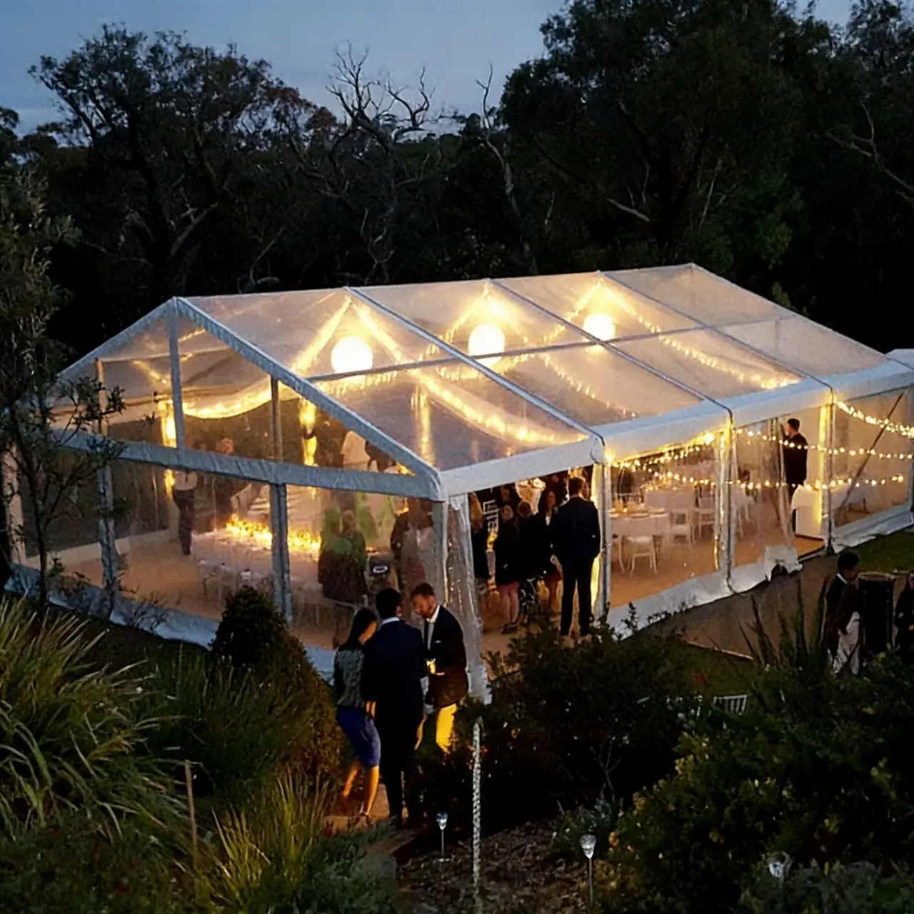 clearspan pvc and aluminium marquees