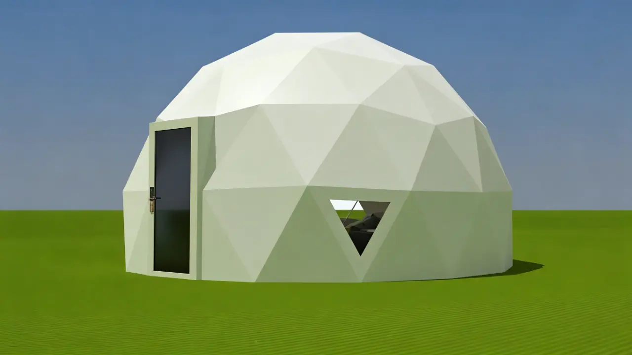 dome tent door design