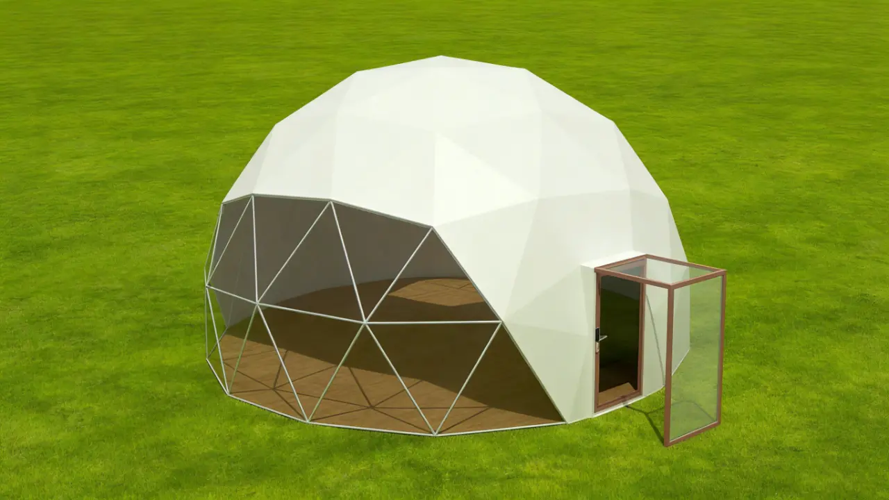 dome tent door design