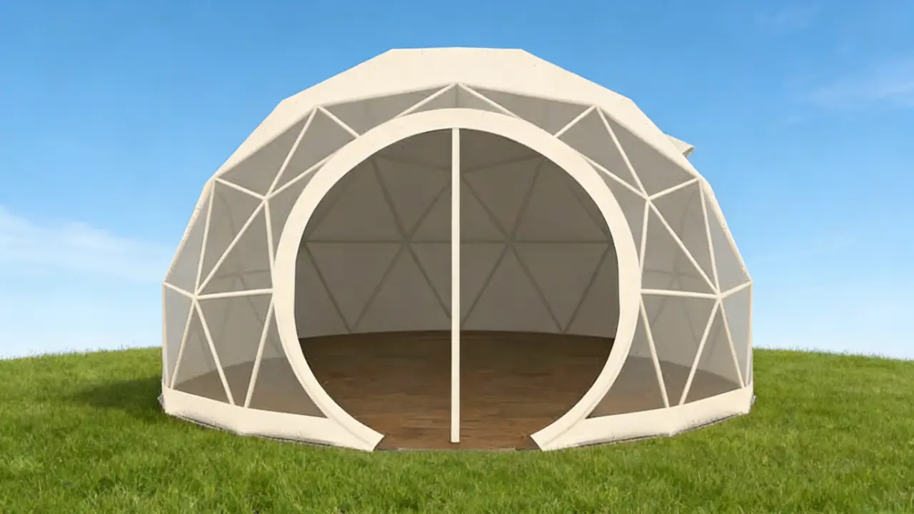 dome tent glamping