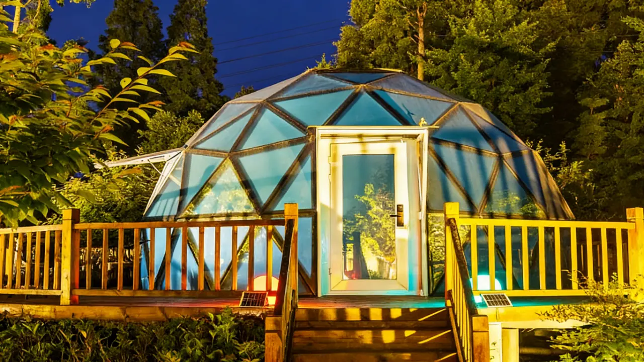 glass dome construction