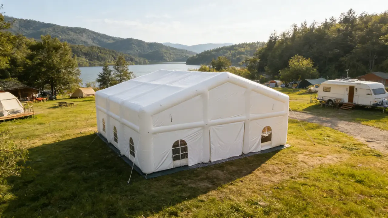 inflatable camping tent