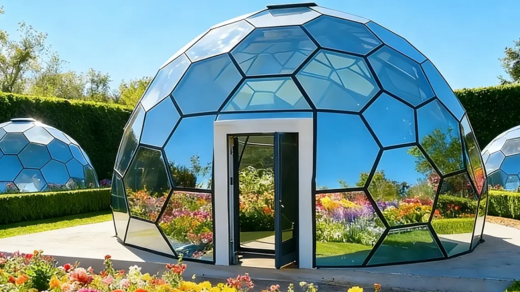 large glass dome
