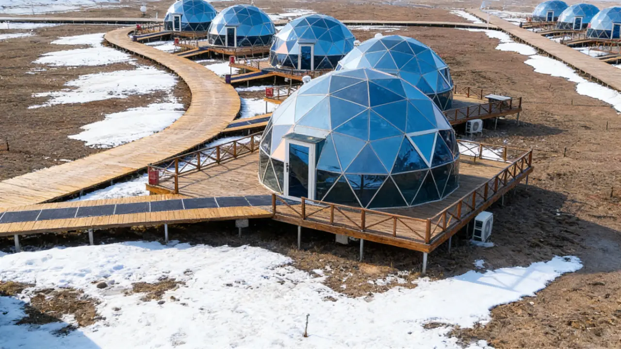 large glass dome