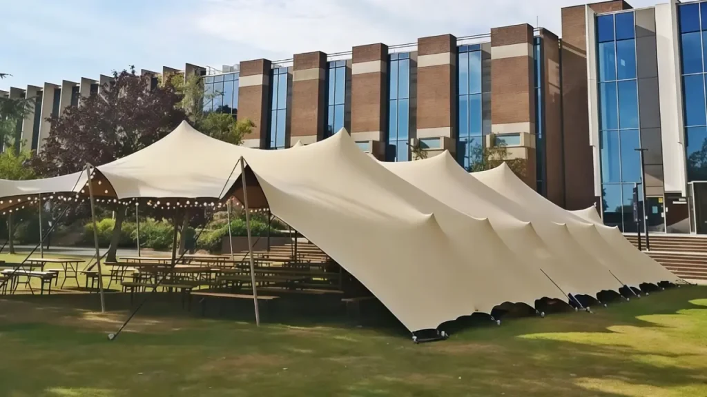 large stretch tent
