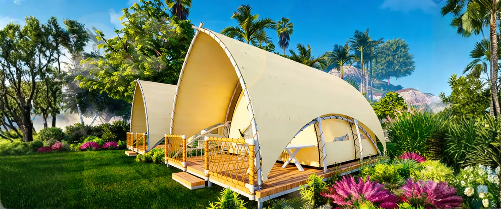 safari tent glamping