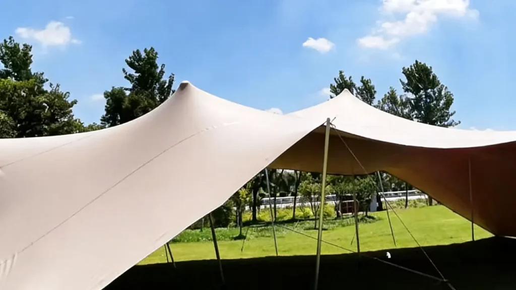stretch tent for garden