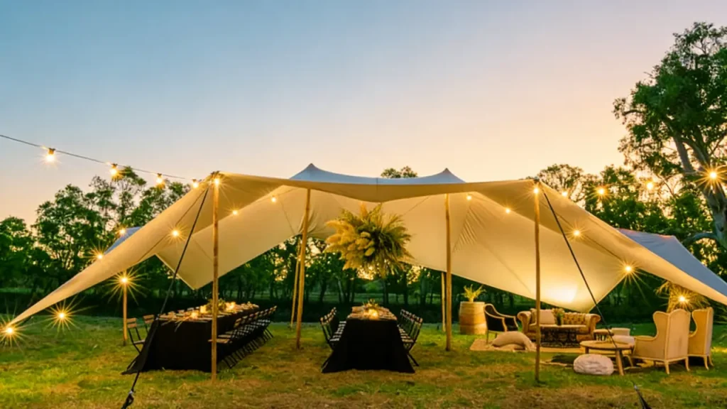 stretch tent gazebo