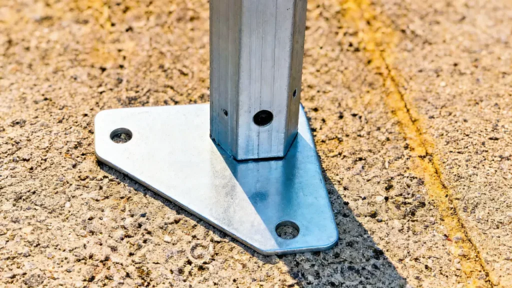 awning poles