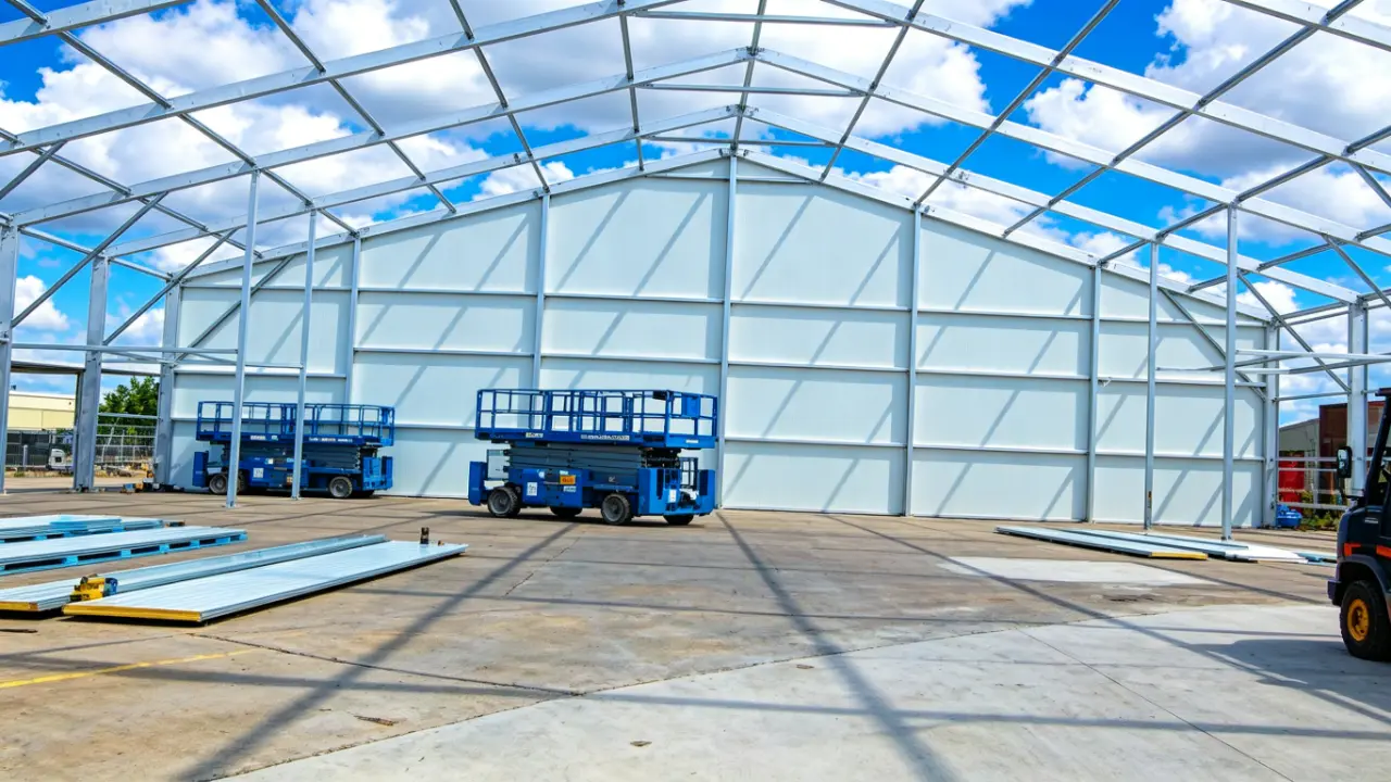 clear span structure tent