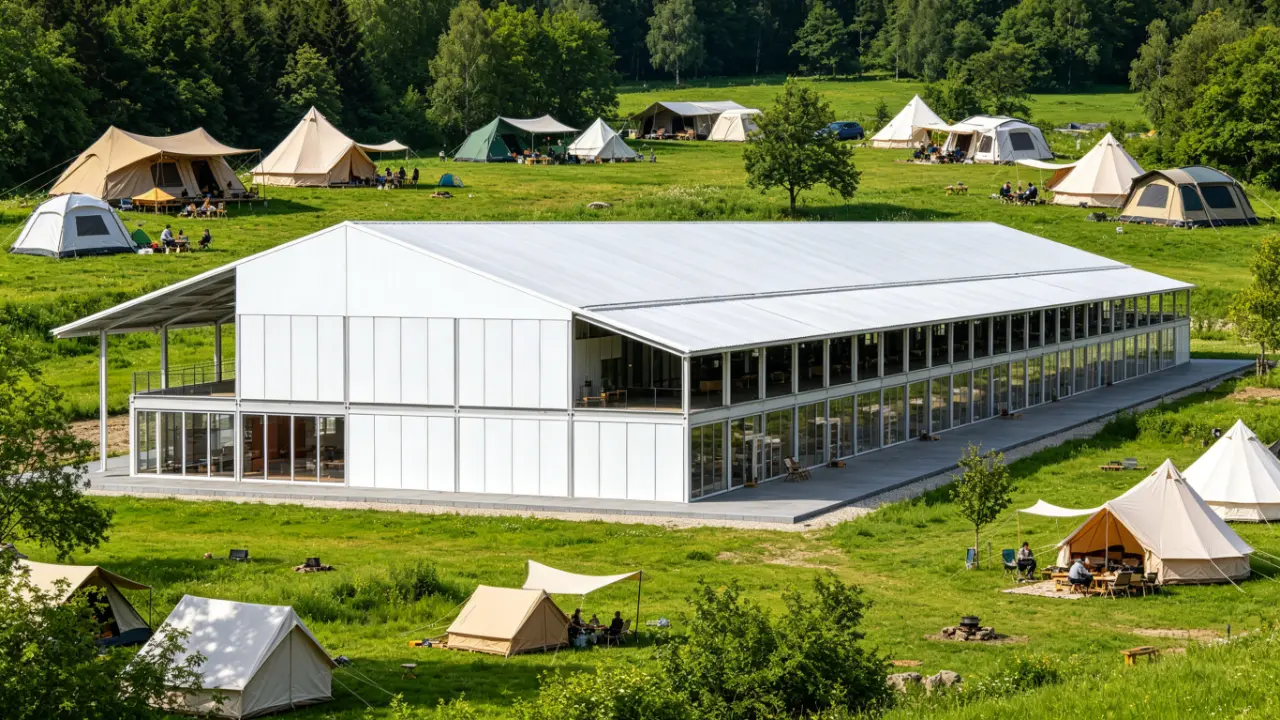 clear span tent structures