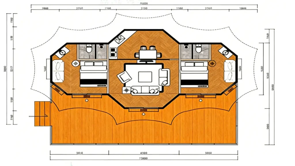 luxury tents with bathroom