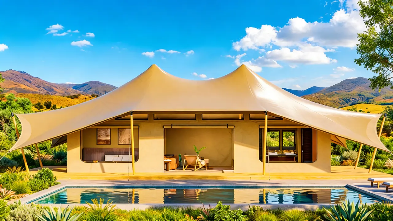 glamping tent