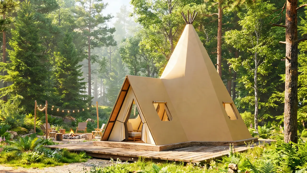 glamping the teepee