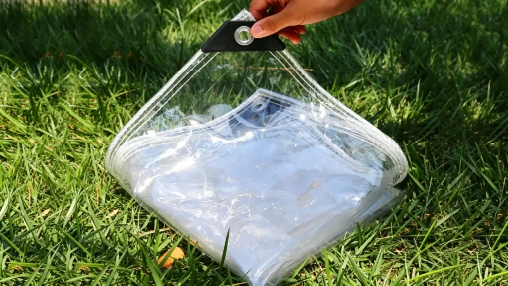 heavy duty waterproof pvc transparent tarpaulin