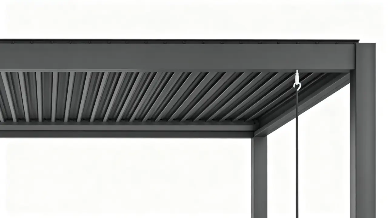 louvered pergola motorized