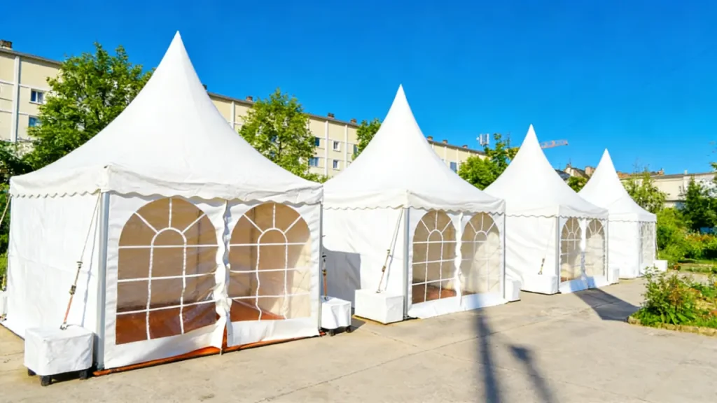 outdoor pagoda tent