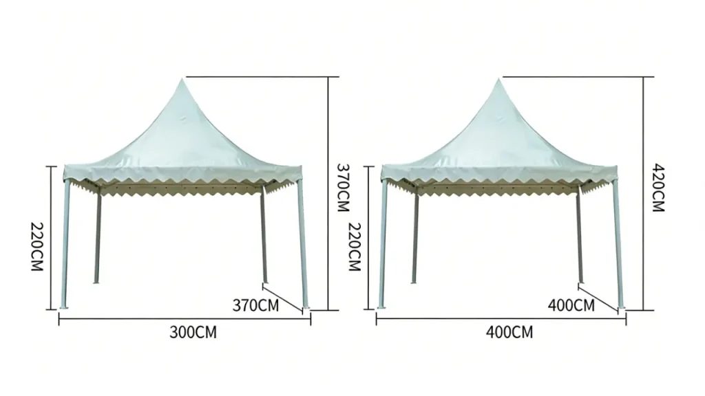 pagoda tent canopy