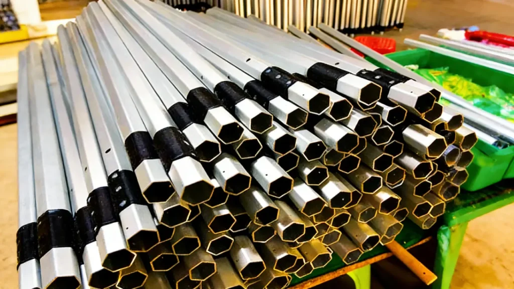 sun shade poles