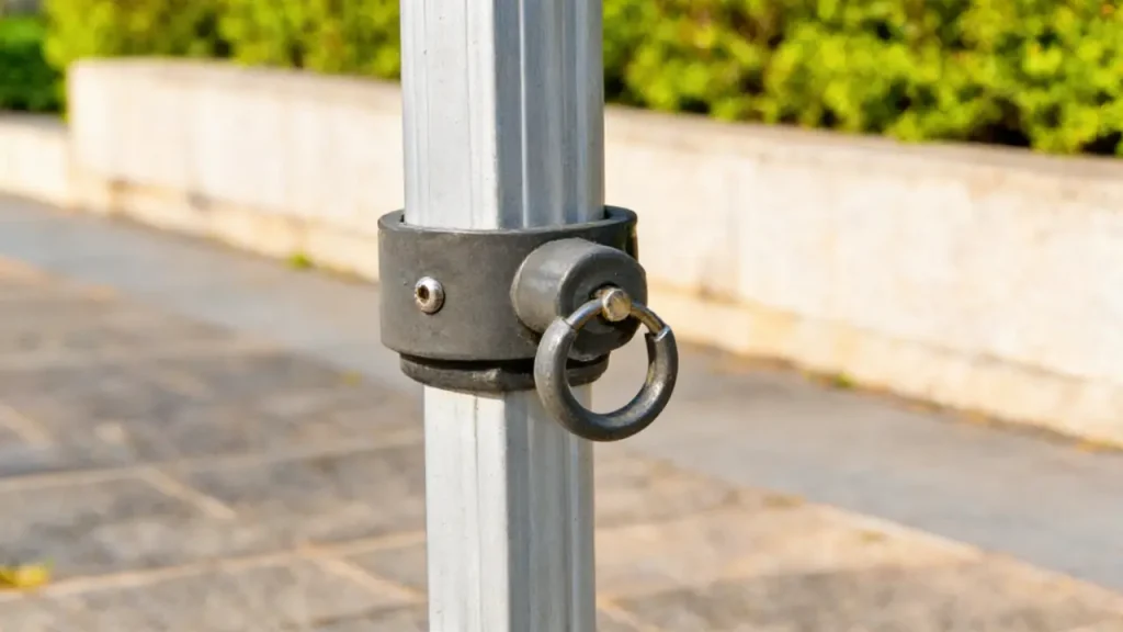 sun shade poles